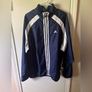 Navy Adidas Windbreaker